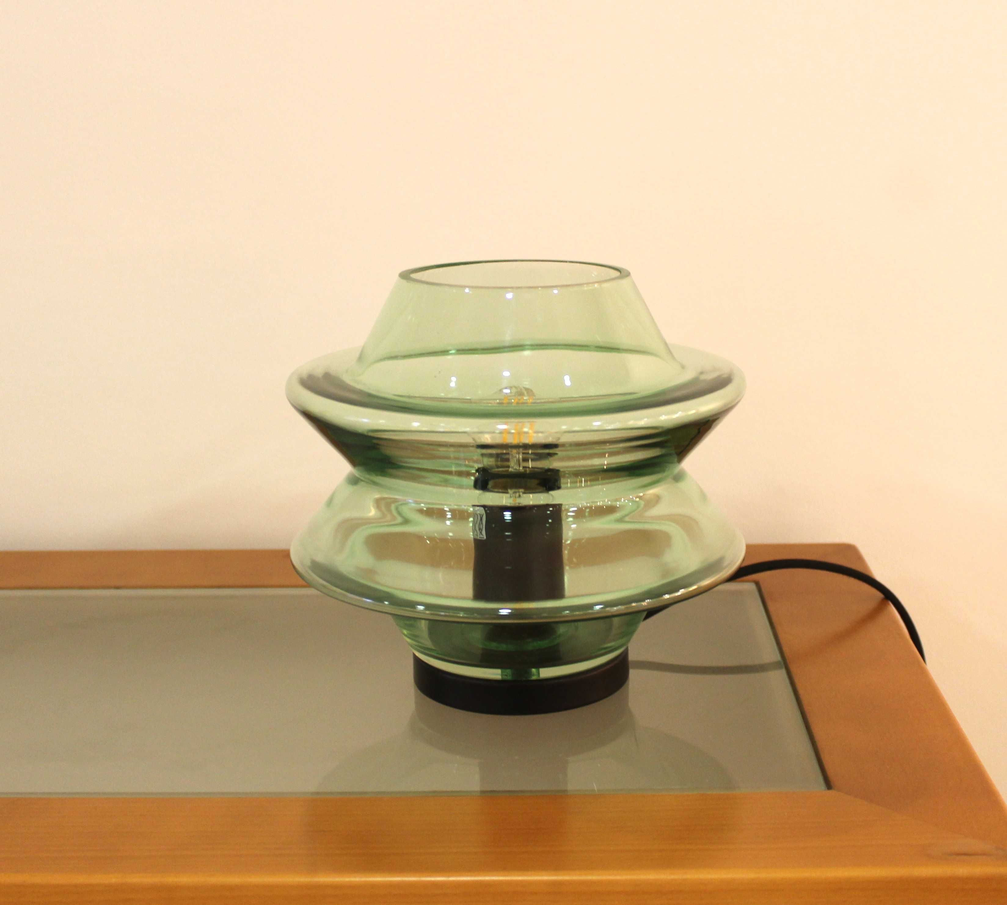 Candeeiro de mesa em Vidro | Verde | Peça Exclusiva!