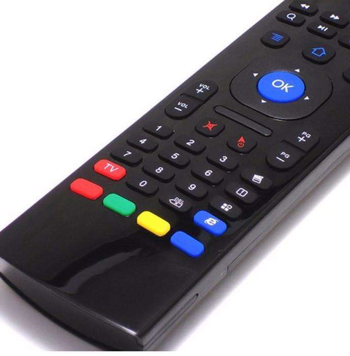 Comando Air Mouse com teclado p/ SmartTV e receptores Android