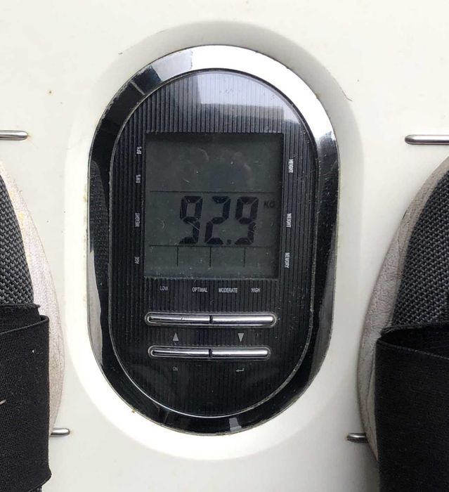 Balança digital para casa de banho