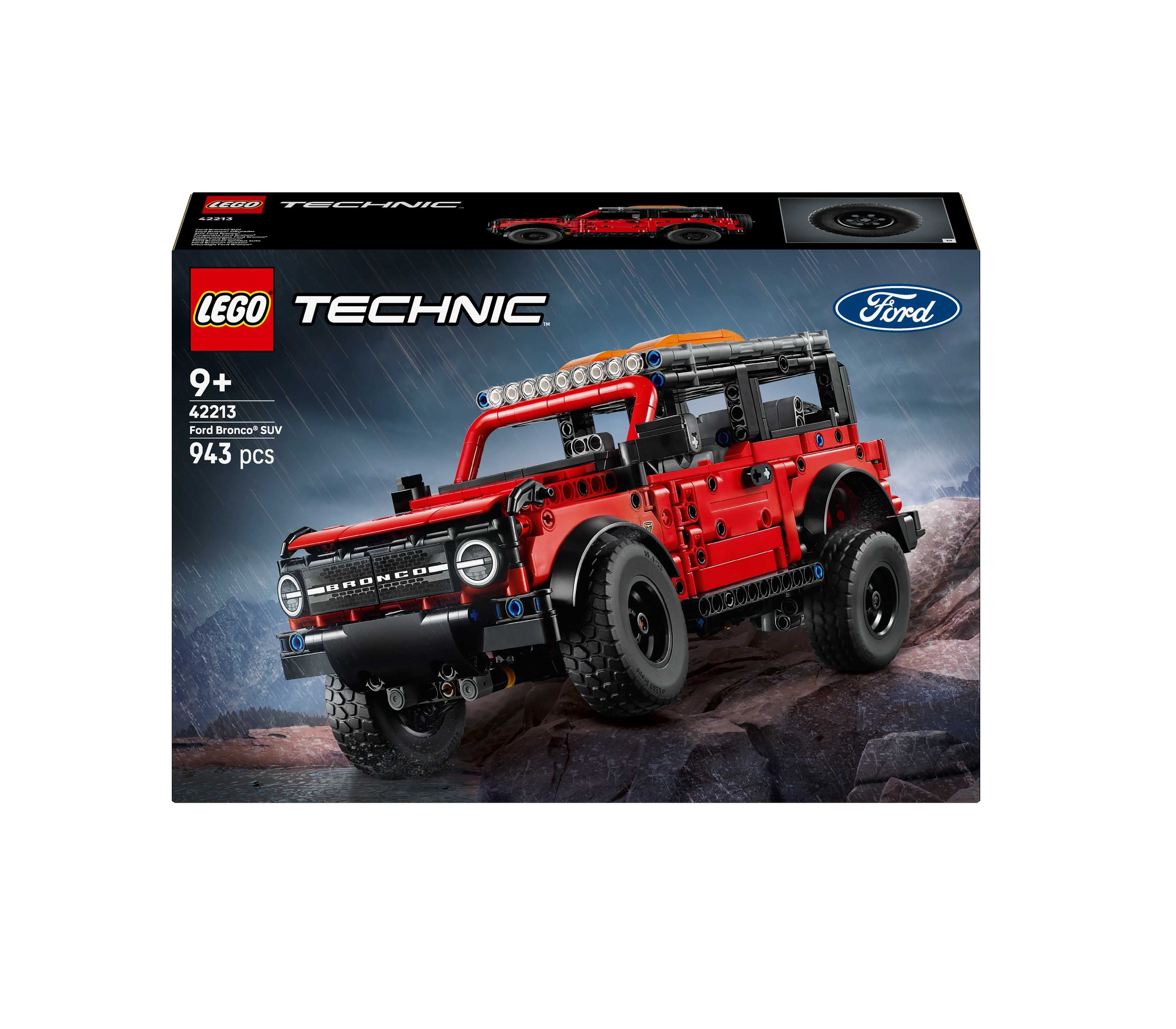 Lego Technic 42213 Suv Ford Bronco Czerwony Klocki943el  Zestaw *NOWE*