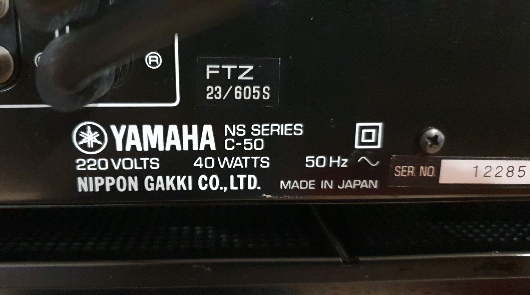 YAMAHA C-50 + M-50 Końcówka mocy + Przedwzmacniacz - bardzo dobry stan