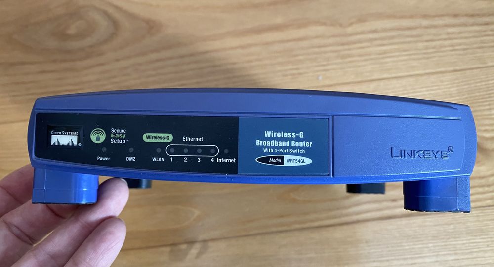 Router Linksys by Cisco WRT54GL - stan bdb