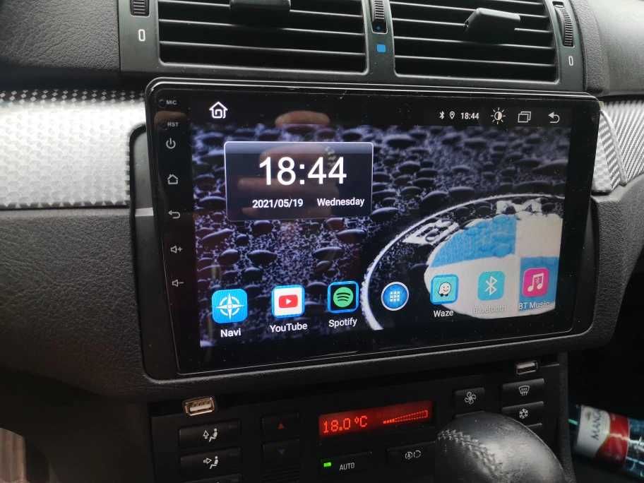 (NOVO) Rádio 2DIN 9" BMW E46 • Android [4+32GB] • 320 318 Serie 3