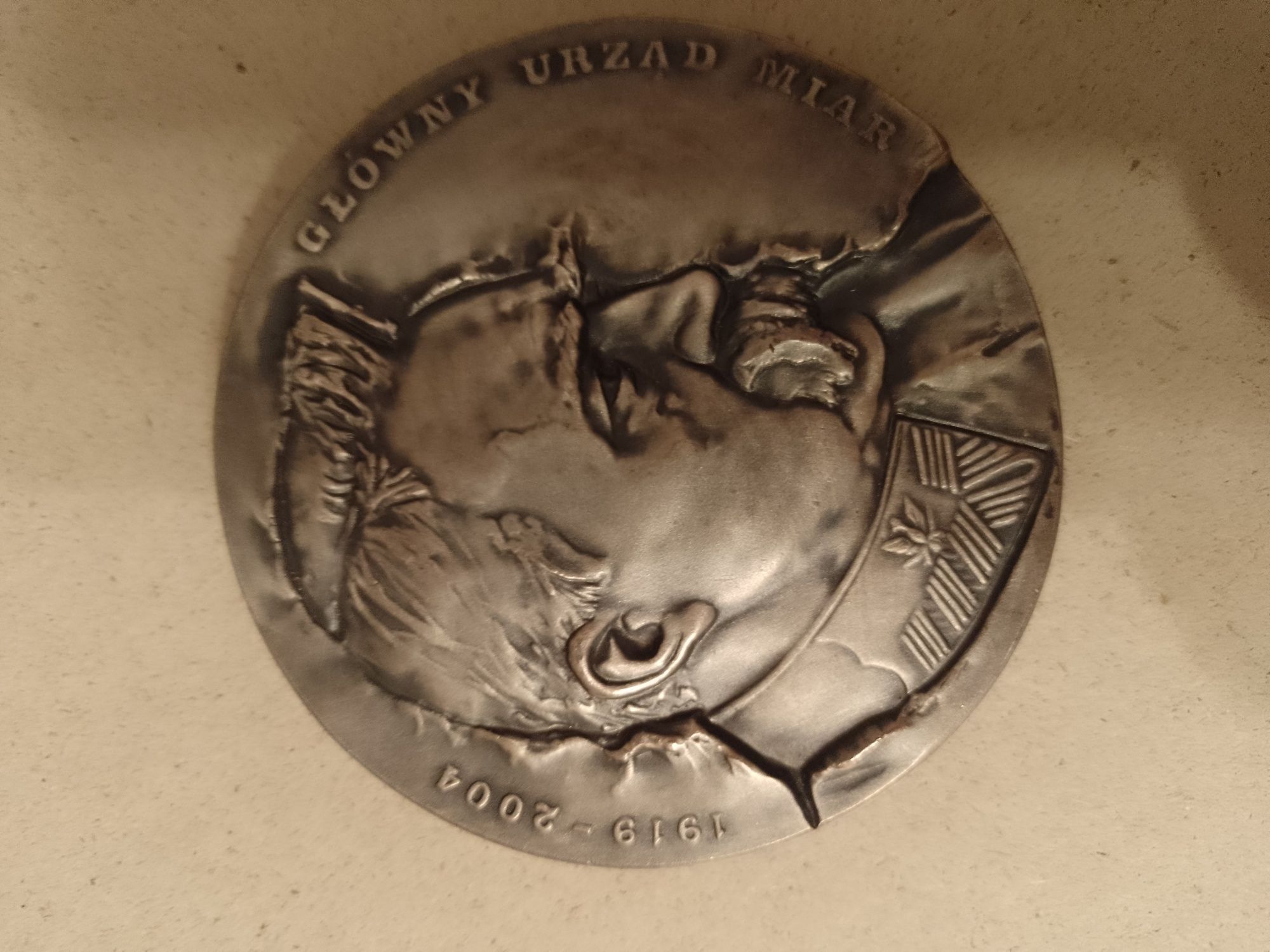 Medal Piłsudski Główny Urząd Miar Warszawa