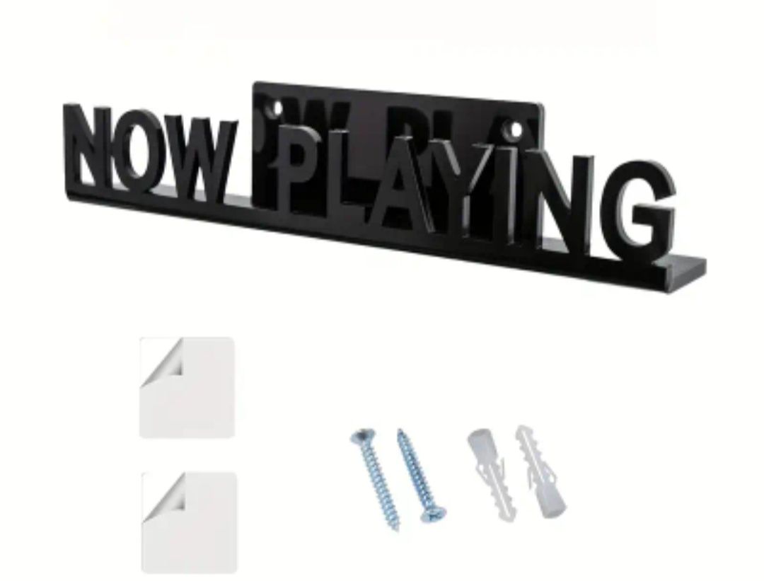 Placa nova  NOW PLAYING para LP