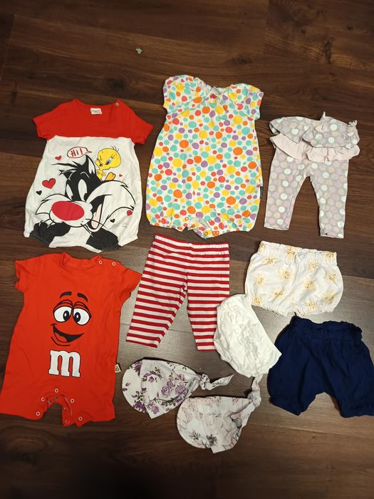 Duży Zestaw dla dziewczynki 62-68