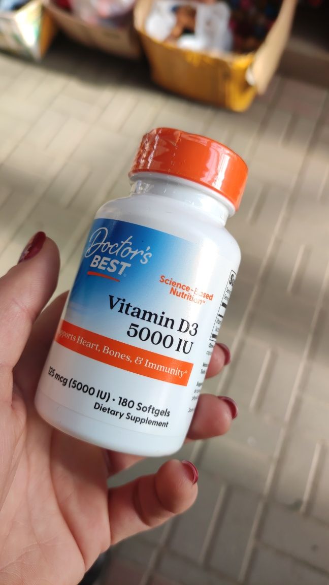 Вітамін D3 Doctor's Best 5000 IU