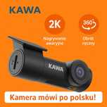 NOWA Kamera samochodowa wideorejestrator 2K j. polski apka KAWA D5