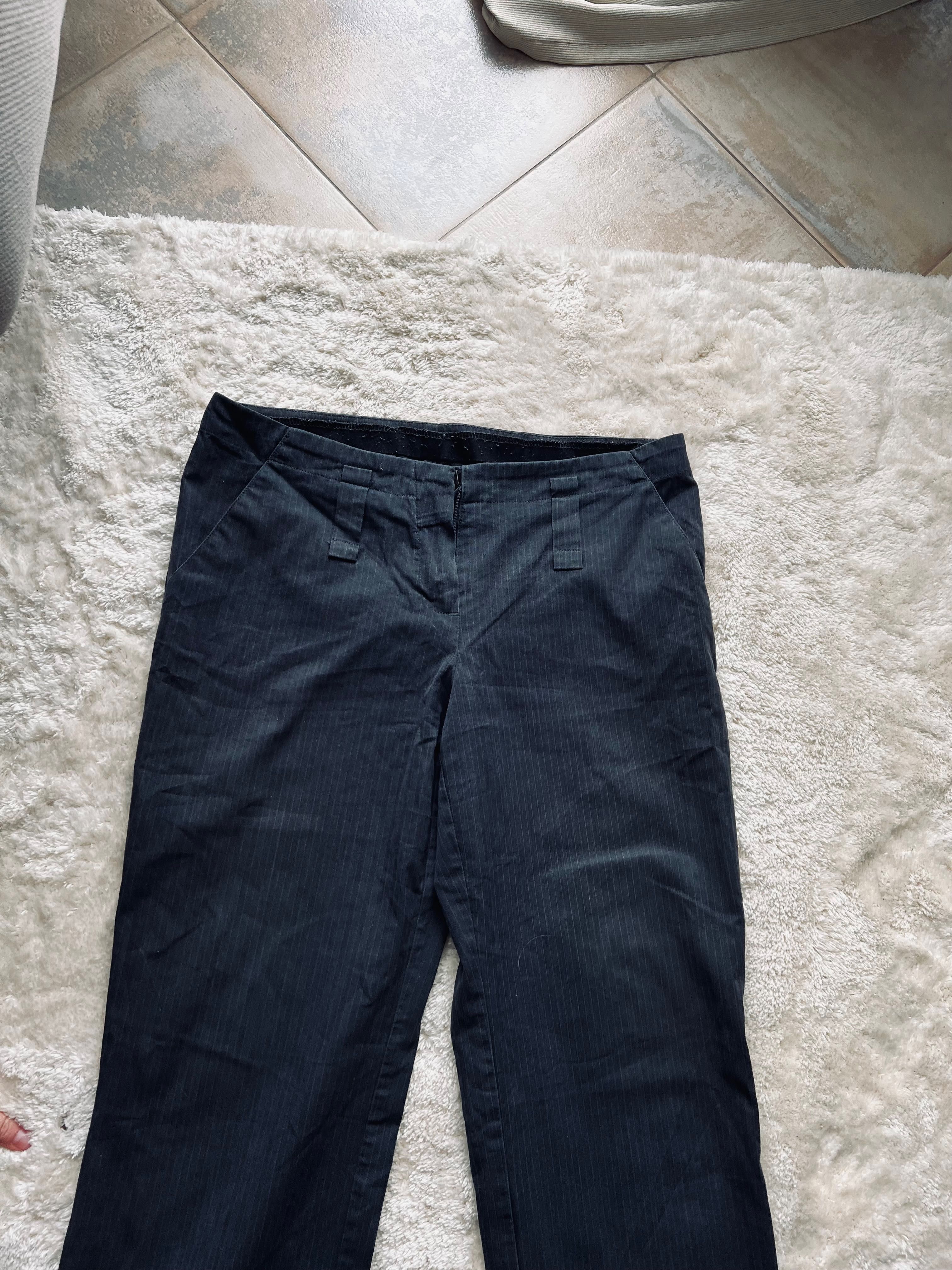 Spodnie szerokie rozmiar 36/34 w prążki  H&M