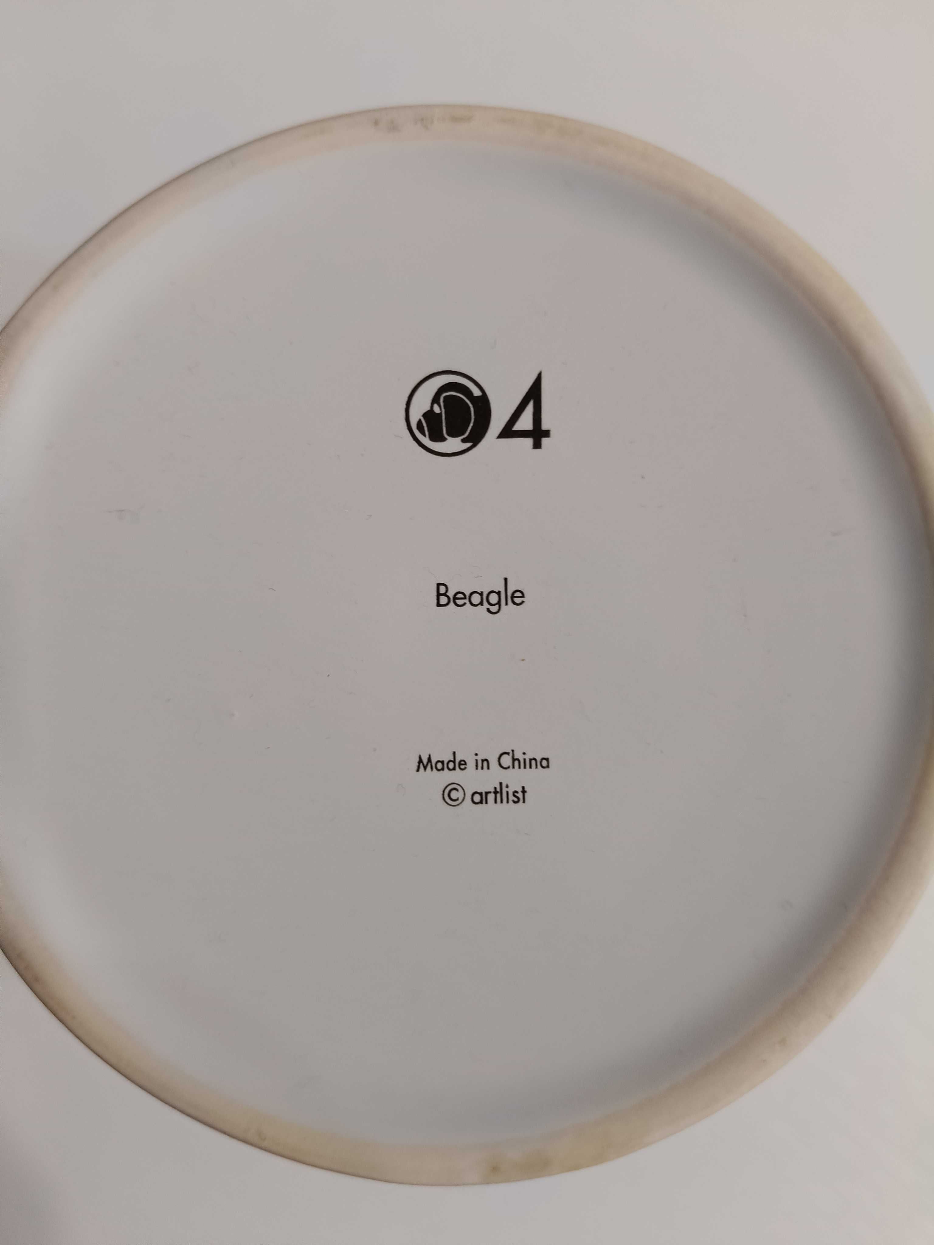 Beagle 3D Duży porcelanowy kubek The Dog Artist Collection