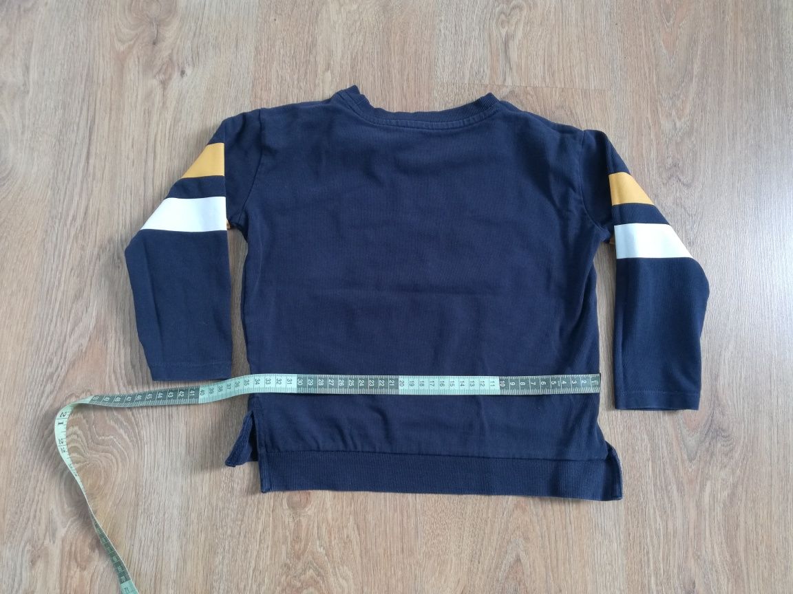Bluza bluzka dla chłopca 110/116 granatowa grubszy materiał Reserved