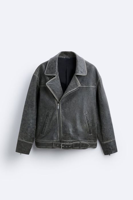 Kurtka skórzana. 100% skóra. Rozmiar L. Zara.