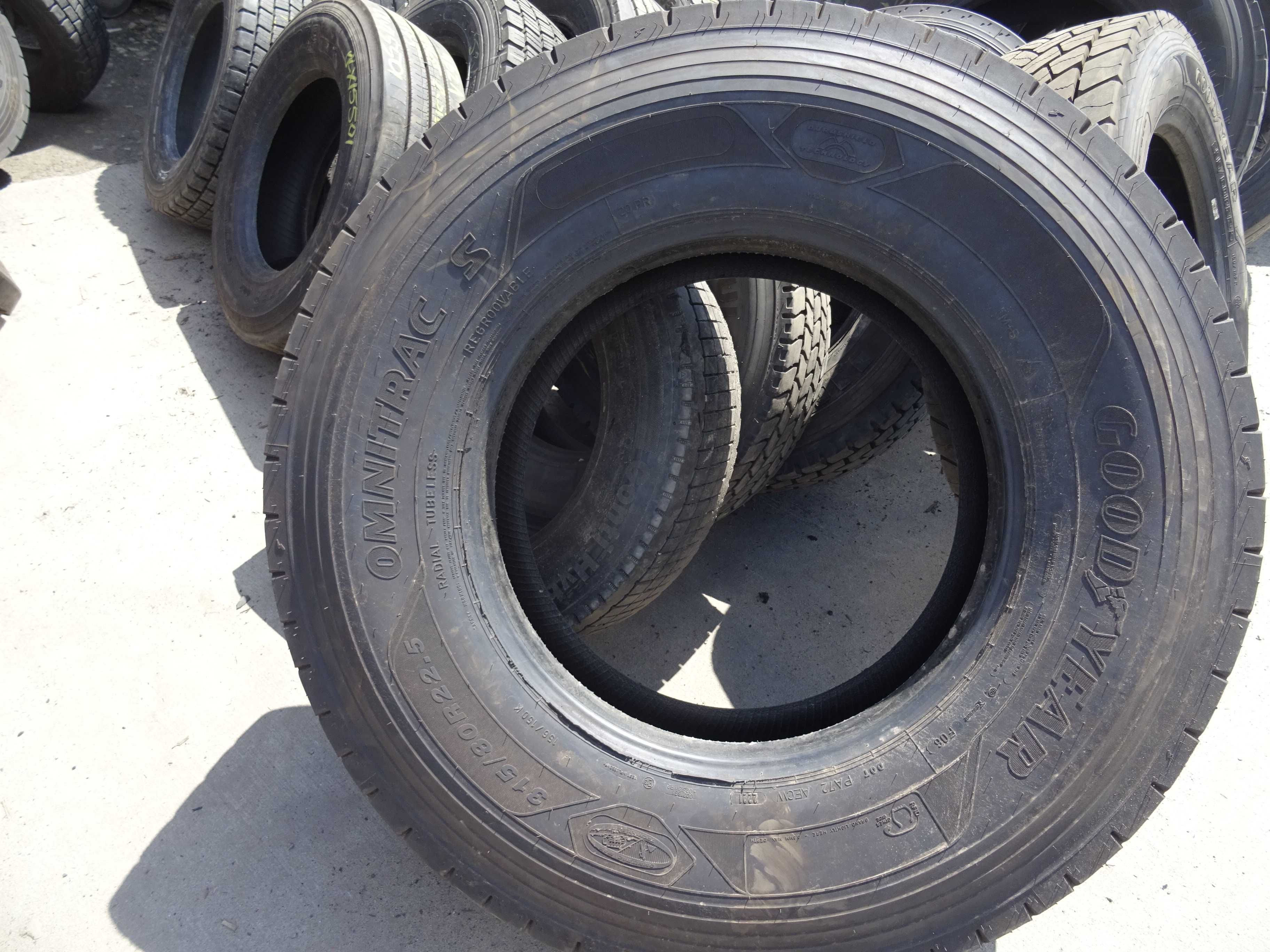opona 315/80R22.5 Goodyear Omitrac S (1000 netto)