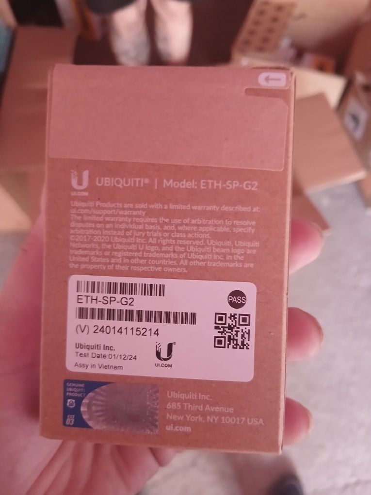 Ochrona antyprzepięciowa UBIQUITI ETH-SP-G2