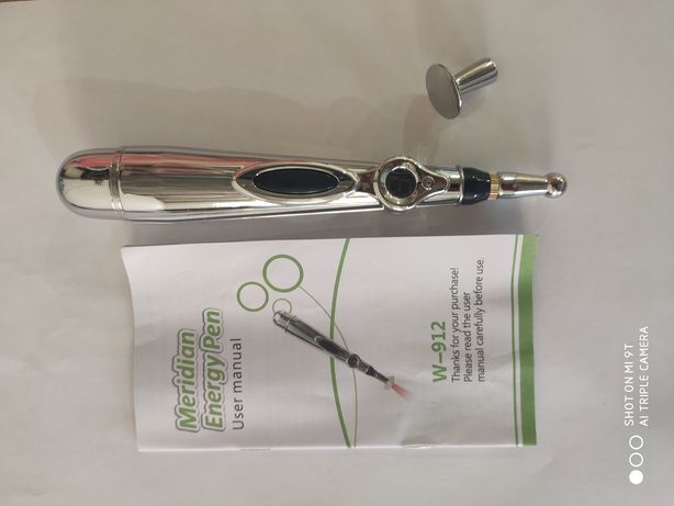 Электро акупунктурная ручка с насадками и лазерным наведением (без упа
