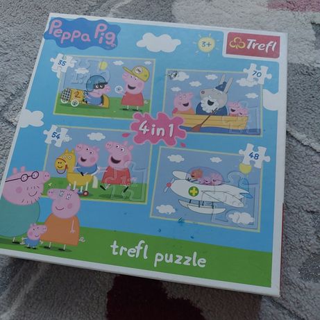 Puzzle 4x świnka Peppa