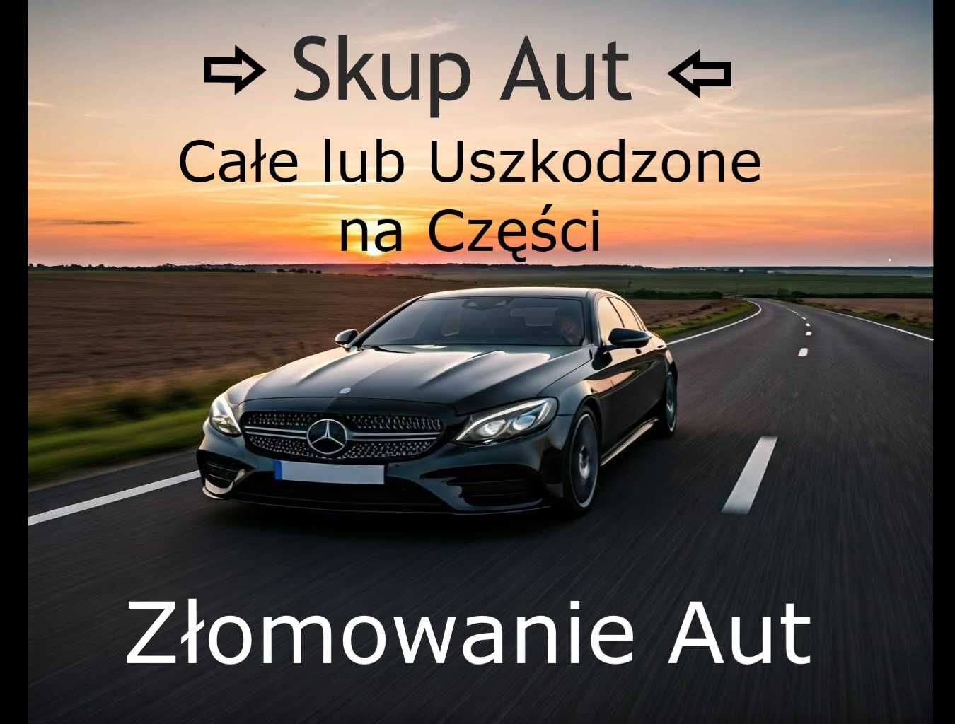 Złomowanie aut. Kasacja pojazdów, Skup aut na części całe i uszkodzone