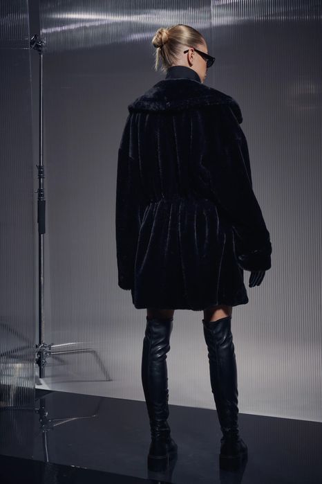 Шубка із еко хутра бренду Gepur