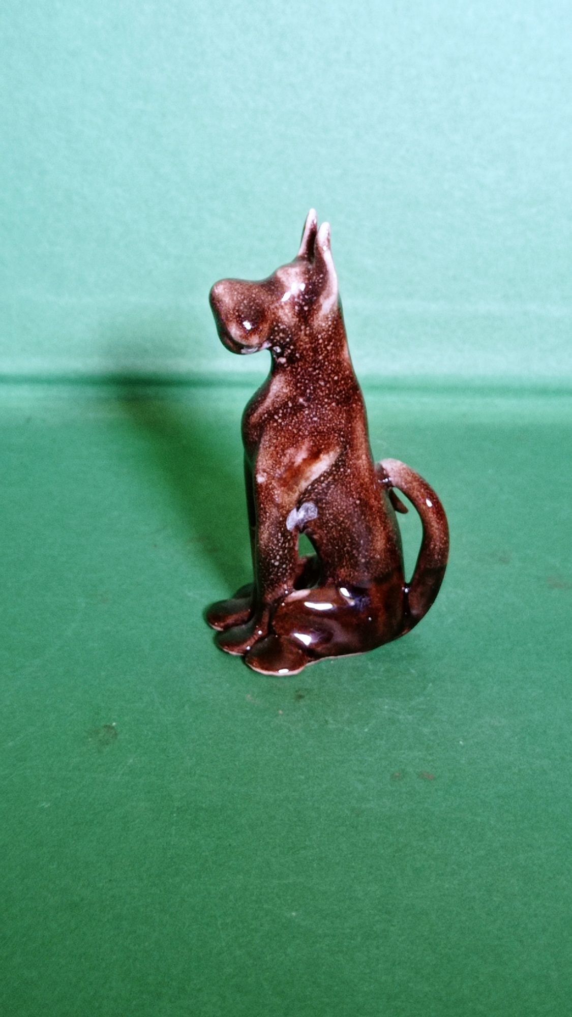 Figurka ceramiczna dog niemiecki, piesek