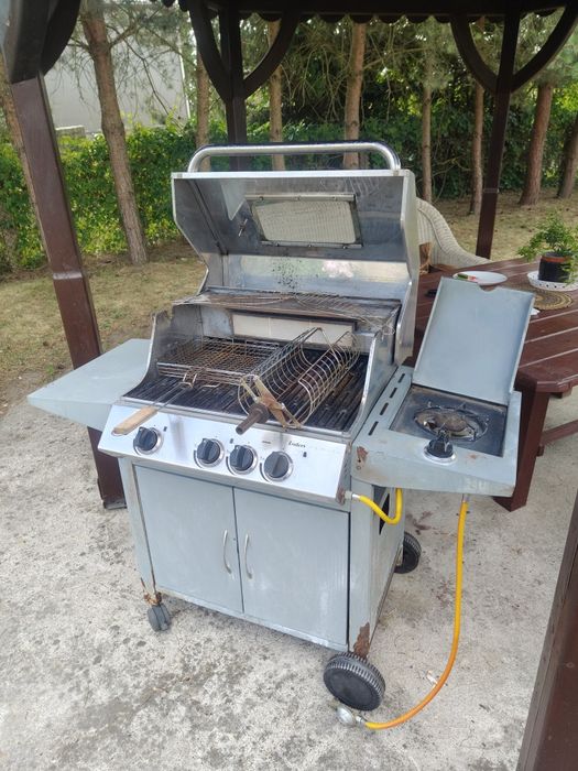 Grill gazowy Enders – 4-palnikowy + palnik boczny – używany