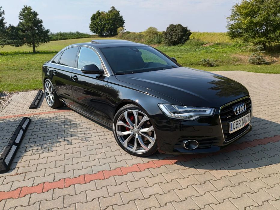 Audi A6 3,0 TDI sedan 4x4 led skóra radary zamiana