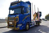 Scania R580 V8/ Z Crane / Retarder / NEW GENERATION  do lasu, do drzewa, palfinger,