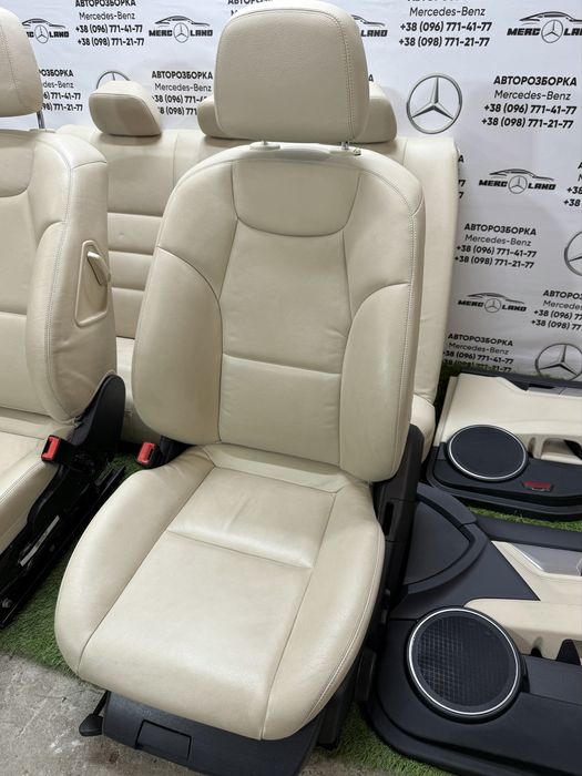 W204 салон сидіння кожа amg амг Mercedes Авторозборка