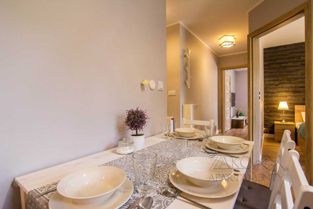 Nowy apartament w centrum Zakopanego z parkingiem, przy Krupówkach