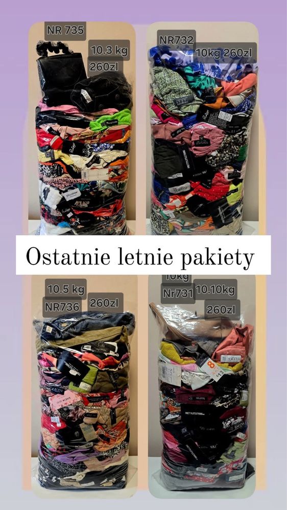 Odziez damska pakiett