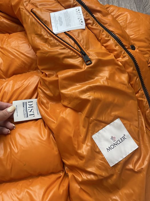 Куртка MONCLER FRAGMENT HIROSHI FUJIWARA, помаранчевого кольору