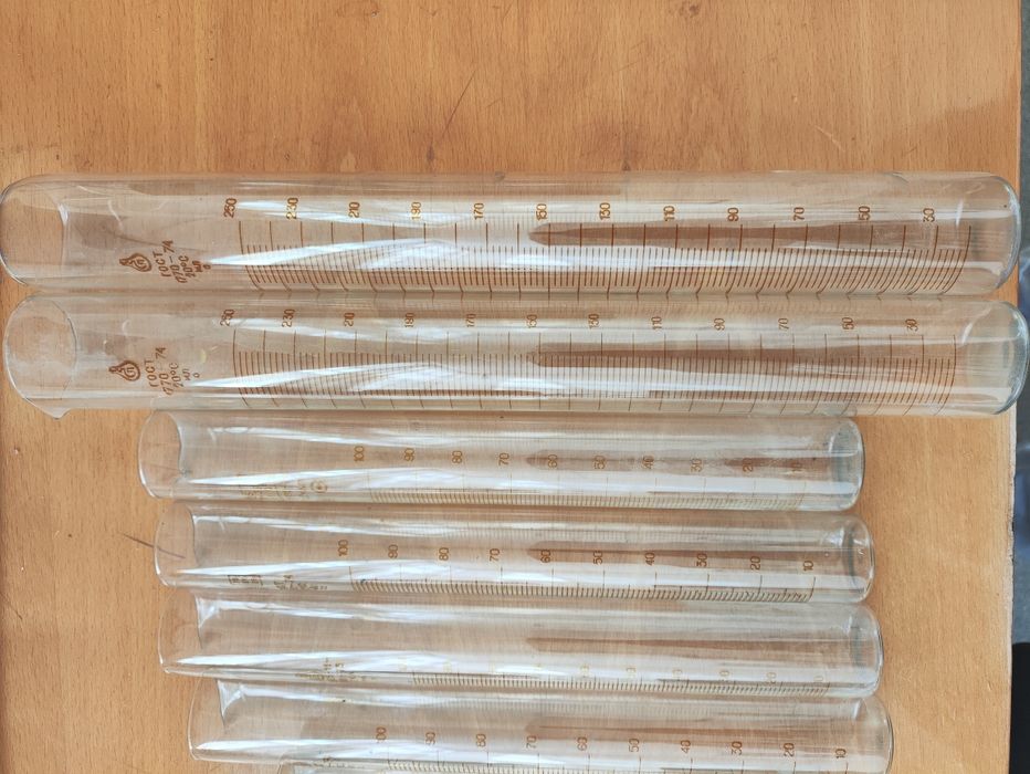 Хімічні, лабораторні циліндри, 50, 100, 250 мл