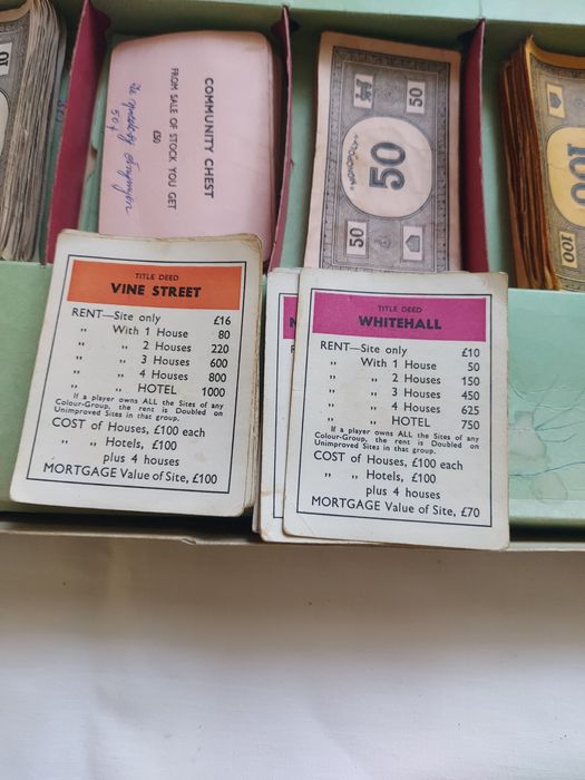 Stara gra monopoly lata 60 lub 70 London