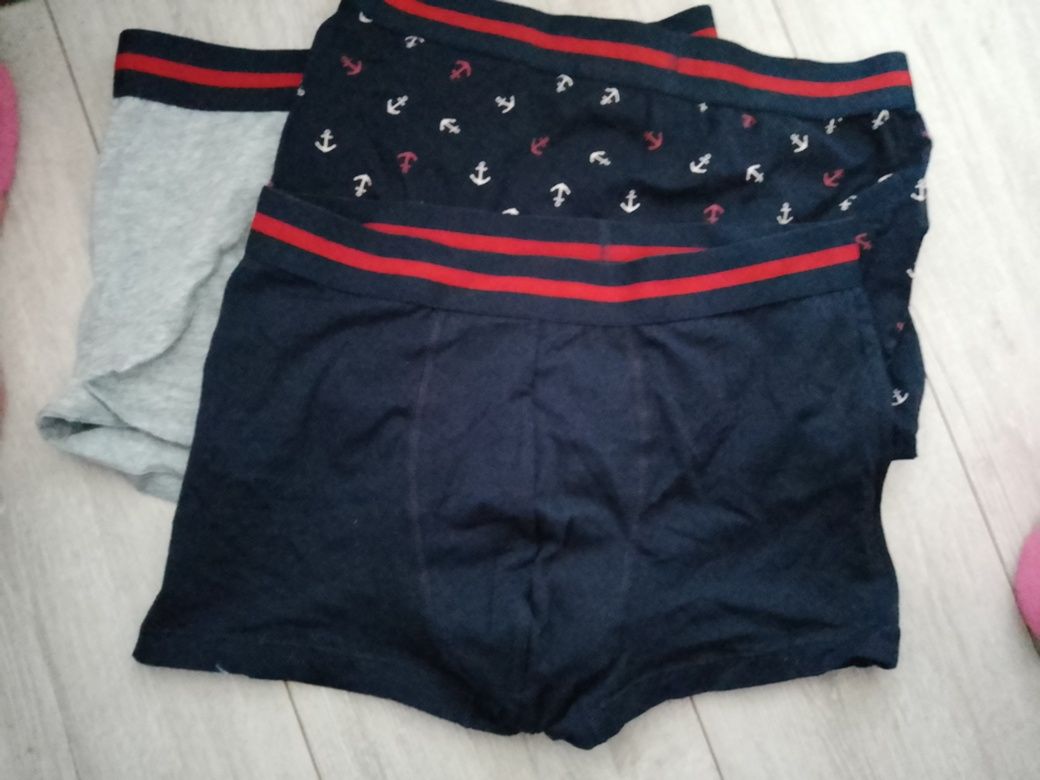 Zestaw trzy pary bokserki męskie livergy rozmiar M