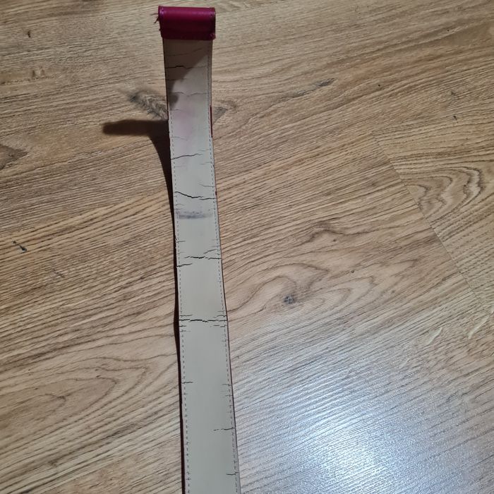 Gucci pasek bez klamry z numerem seryjnym belt 117 cm