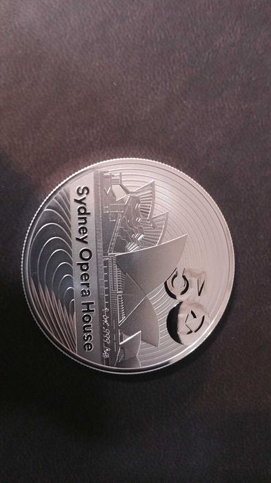 Moneta kolekcjonerska "50lat opera w Sydney"