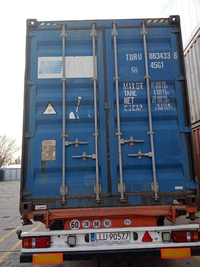Kontener magazynowy transportowy morski 40 HC - MP