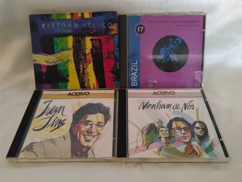 4 CDs • Caetano Veloso, Ivan Lins, Paulinho da Viola, NDN