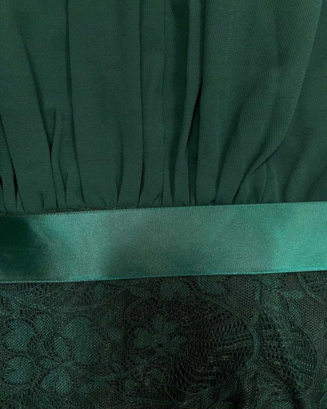 Sukienka maxi butelkowa zielen plus size