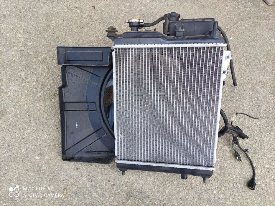 Radiador água+motoventilador+vaso expansão-Hyundai Getz 2005 Gasolina
