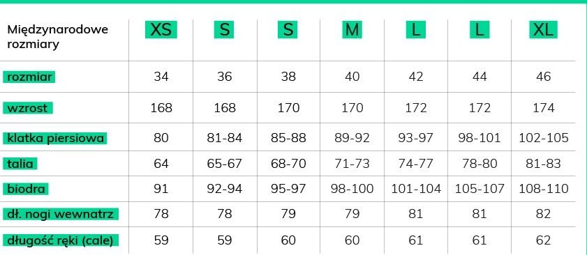 Garsonka komplet butelkowa zieleń 46