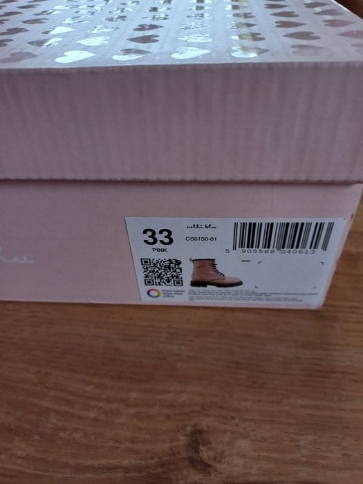 Buty zimowe dla dziewczynki 33