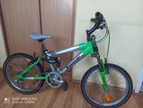 MTB Full Kawasaki Shock 20" amortyzowany dla dzieci 6-9 lat Aluminiowy