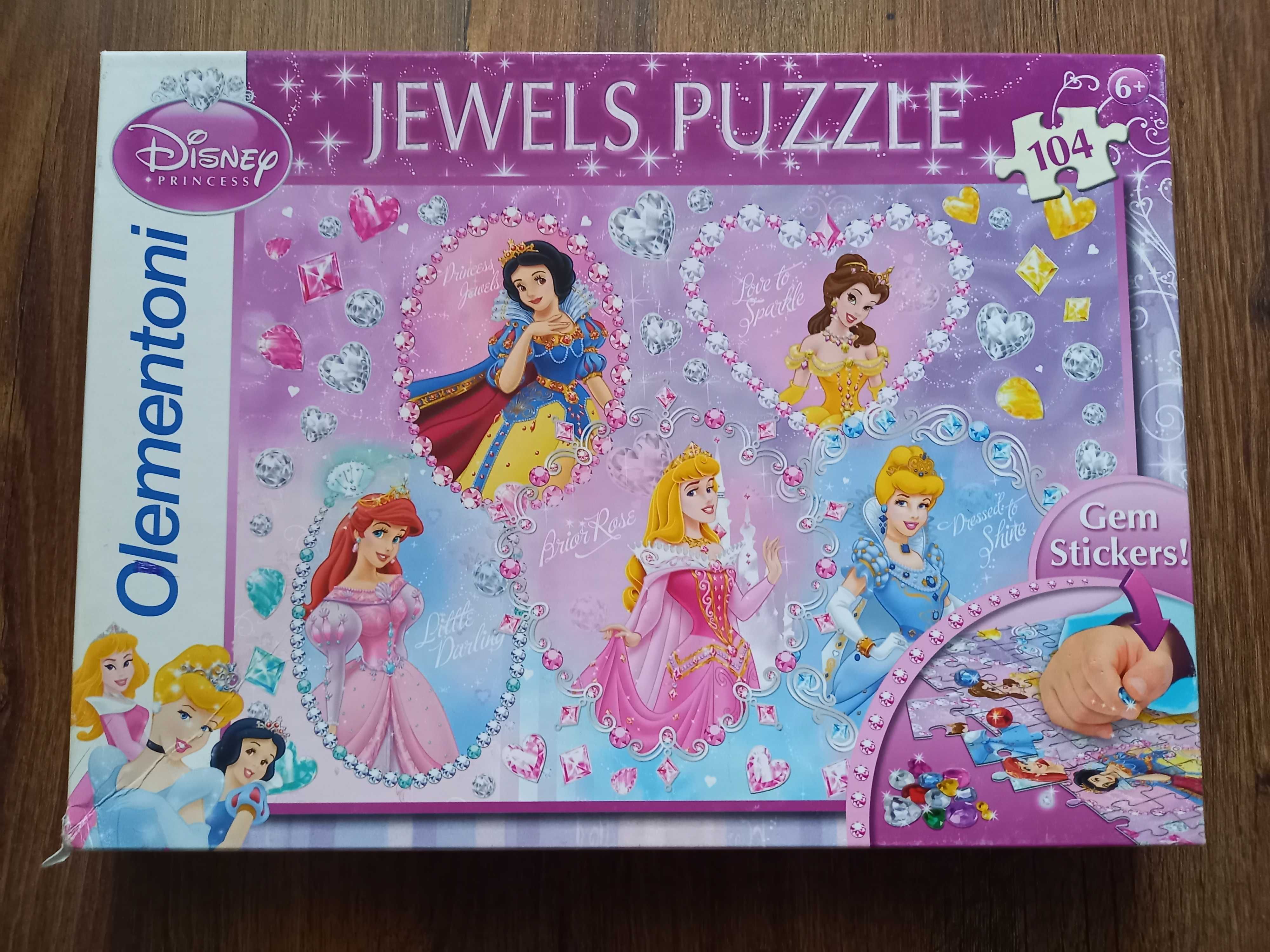 Puzzle Clementoni Disney Princess Jewels Puzzle 104 elementów