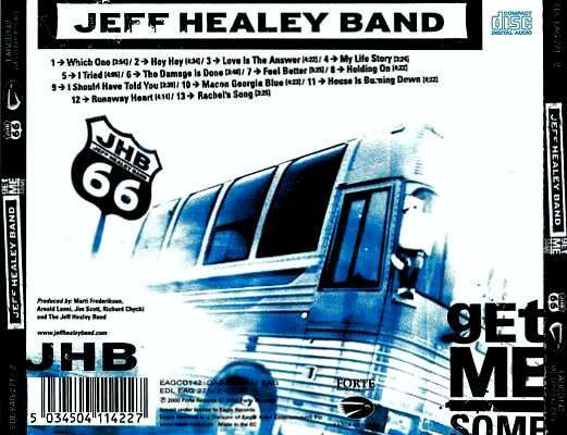 Jeff Healey Band - Get Me Some Do Not Use / Ostatnia płyta z 2000 r/cd