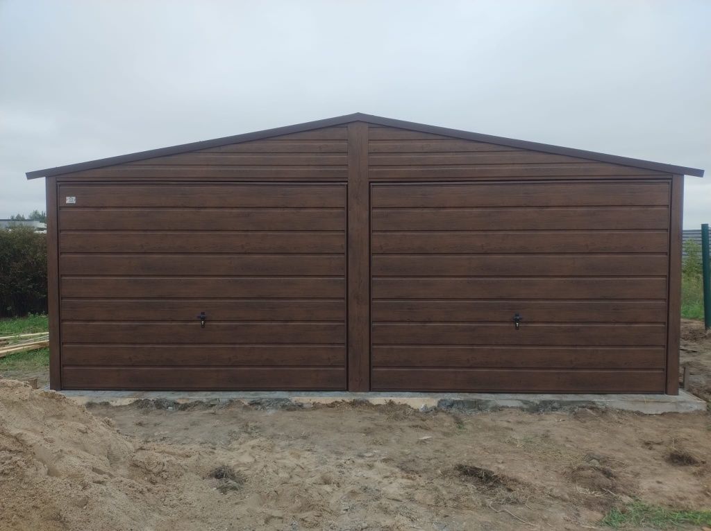 Garaż Blaszany , Blaszak, 4,20 x 6.50 Złoty Dąb