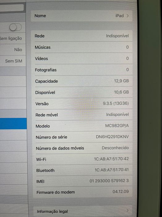 Ipad segunda geração
