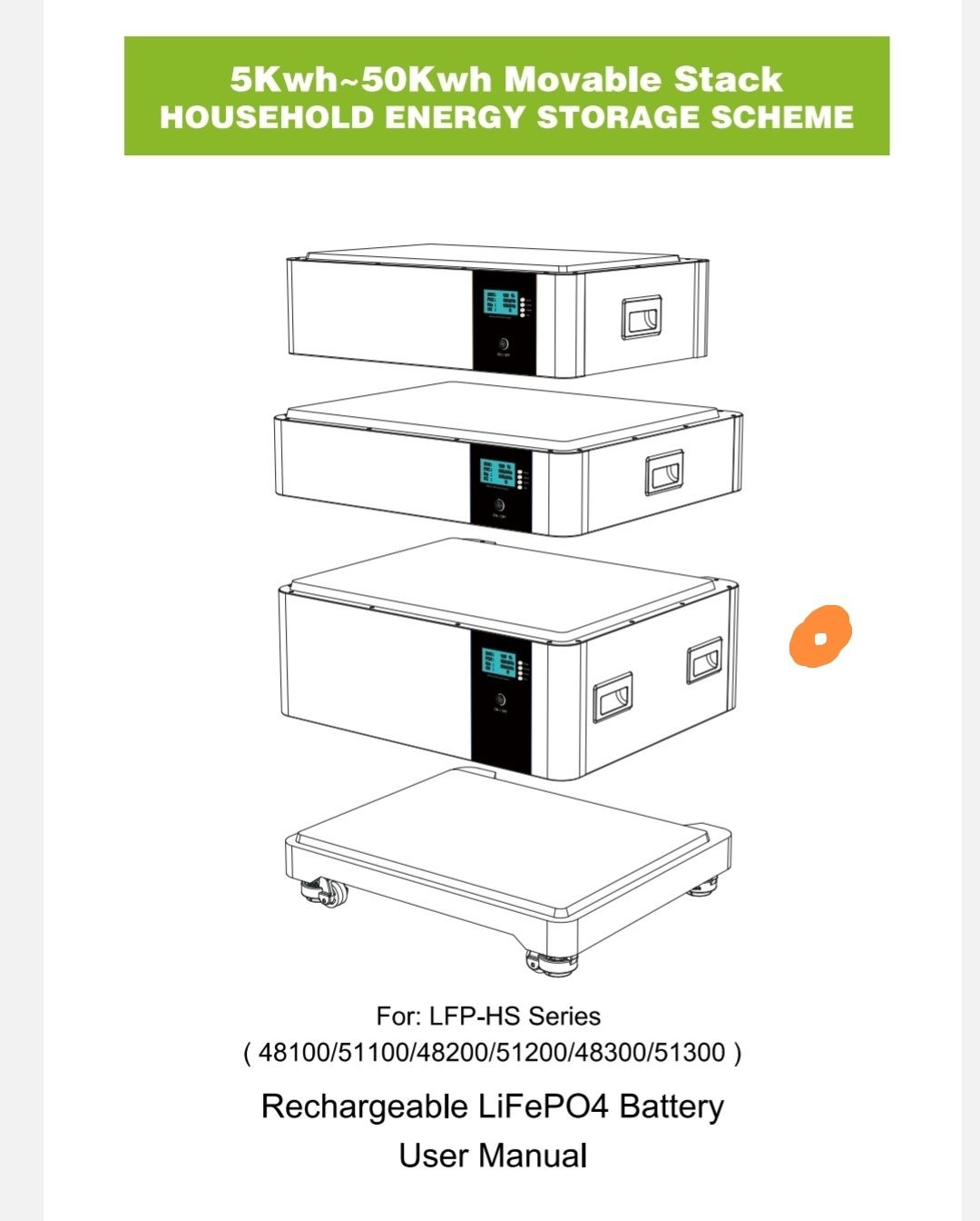 Аккумулятор LiFePo4 на 15кВтЧ/300АЧ Delongtop HS51300