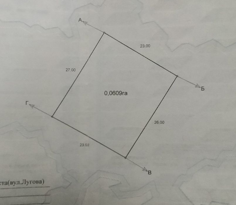 Продаж 2-х земельних ділянок по вул.Луговій