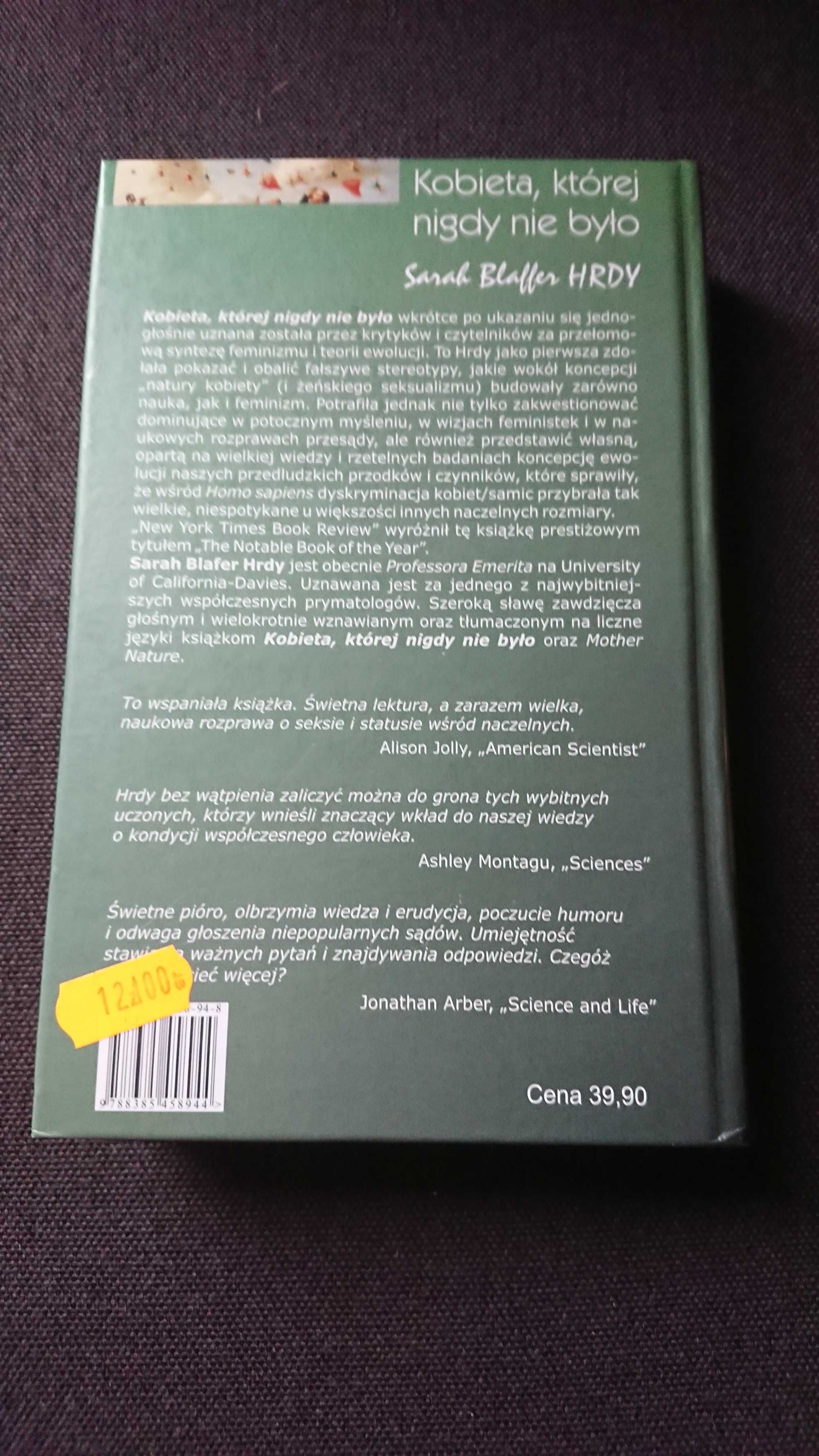 Kobieta której nigdy nie było - Sarah Blaffer Hrdy