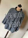 Jones new york xxxl 54 52 lekki plaszcz narzutka kurtka welna wool